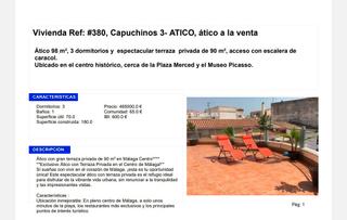 Àtic  Calle capuchinos. Exclusivo ático en centro histórico! terraza