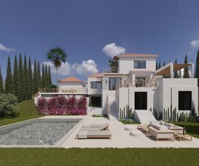 Casa a Nueva andalucia 4j 16. Villa las mandarinas, villa llave en mano en la urbanización cer