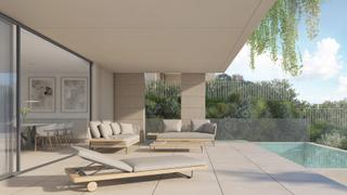 Planta baixa a Santa María. Apartamento de lujo en planta baja con piscina privada  elviria,