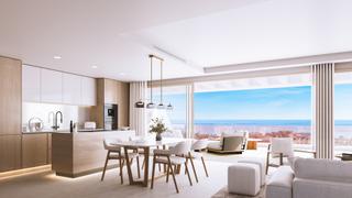 Apartament a Centro. Moderno apartamento de 2 dormitorios con jardín y vistas al mar