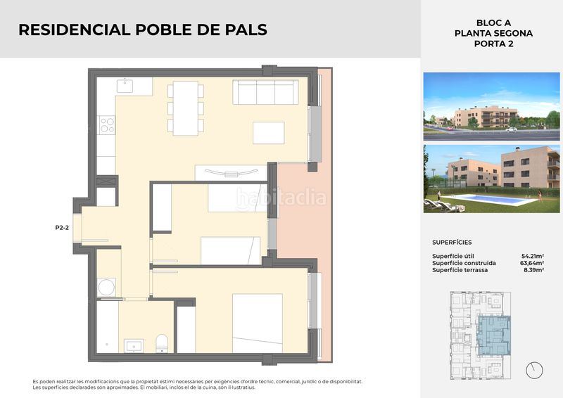 Foto 844c6546-9782-43bf-bdec-c34cac2633cf. Piso 63m<sup>2</sup> en Poble Pals