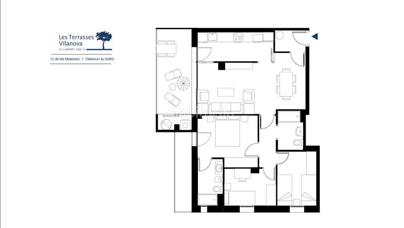 Foto 52e6b0ec-b21f-44b1-9ae1-3c88e9e94160. Appartement 121m<sup>2</sup> avec chauffage dans Nord Vilanova i la Geltrú
