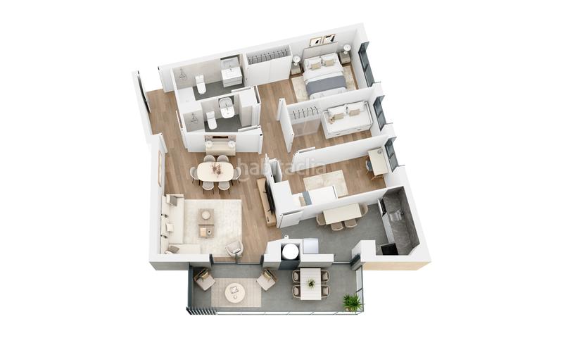 Foto c95467de-f906-4204-95b1-206bbadd32b1. Pis 92m<sup>2</sup> amb calefacció aparcament piscina a Llevant Viladecans