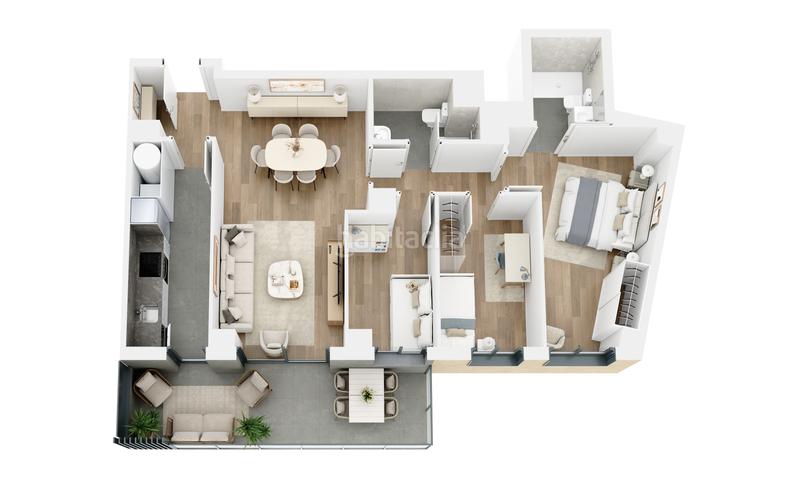 Foto ddda1fd9-c1ef-4fbb-9a90-d0c04ae29a0d. Appartement 84m<sup>2</sup> avec chauffage parking piscine dans Llevant Viladecans