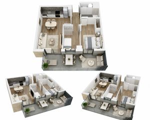 Etagenwohnung in Llevant. Ultima planta con amplio balcón y vistas despejadas