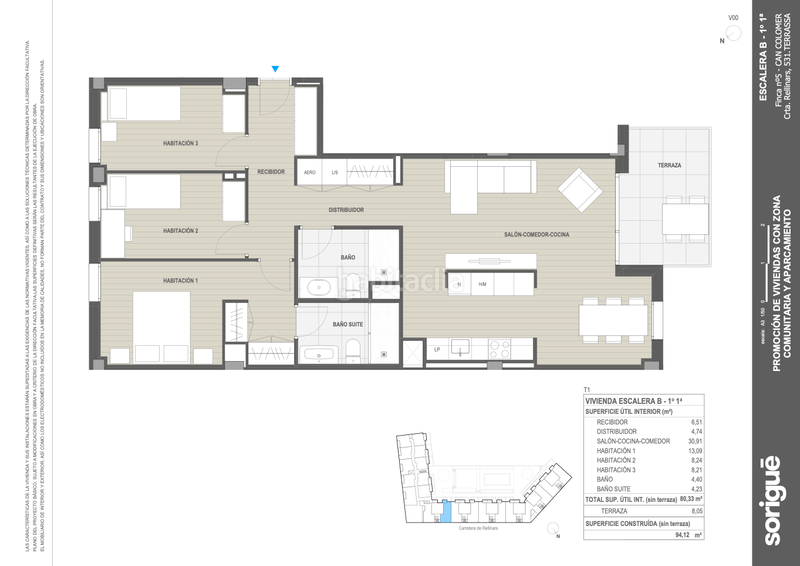 Foto a4abb2d6-ae2f-46cf-a48f-d1fb579c9e5a. Pis 98m<sup>2</sup> a carretera de rellinars 531 a Poble Nou Terrassa
