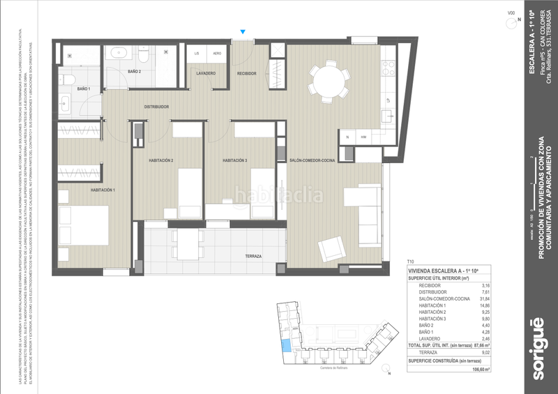 Foto c41a0fcf-274b-4e37-afae-8e56ca71c8f0. Pis 111m<sup>2</sup> a carretera de rellinars 531 a Poble Nou Terrassa