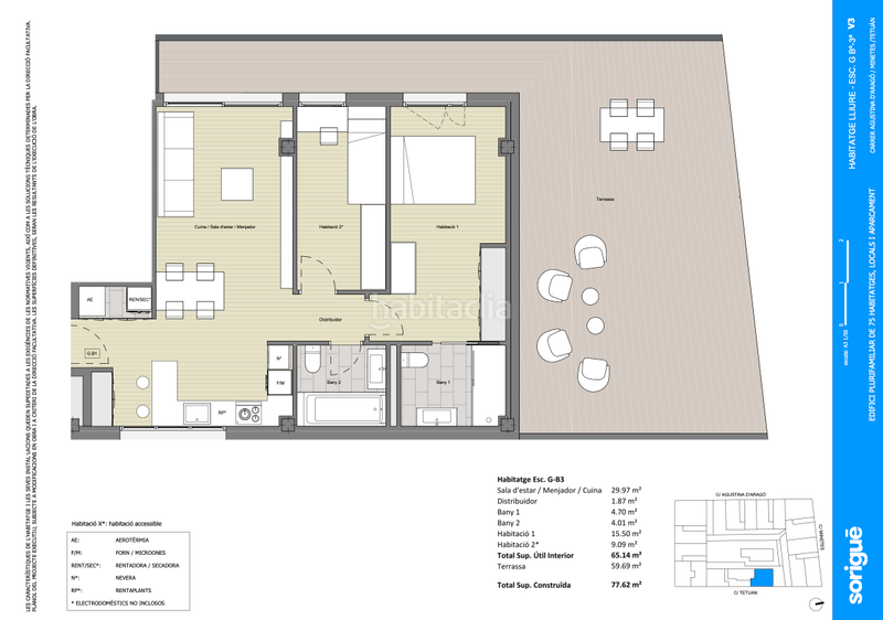Foto 73e3ec10-f7ac-4786-9395-c8fb30755992. Piano terra 78m<sup>2</sup> in carrer de minetes 26 in Centre Granollers