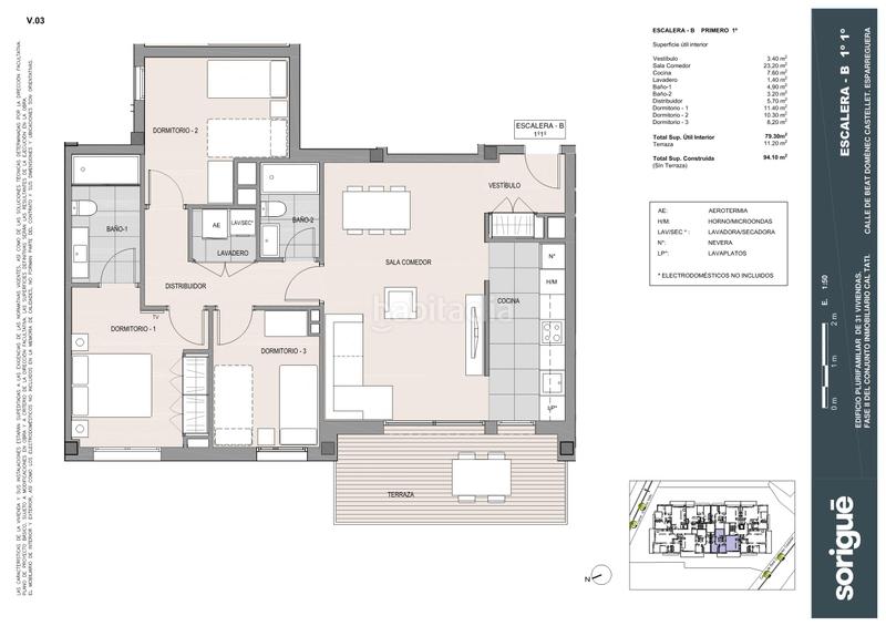 Foto a638e19f-3418-4669-aff9-48272354d9c1. Etagenwohnung 100m<sup>2</sup> mit heizung parking pool in Nucli Urbà Esparreguera