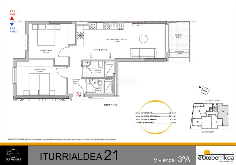 Foto 03d8f328-c4a6-4c85-bd5c-1ed4ede96649. Appartement 70m<sup>2</sup> dans iturrialdea kalea 19 dans Lazkao