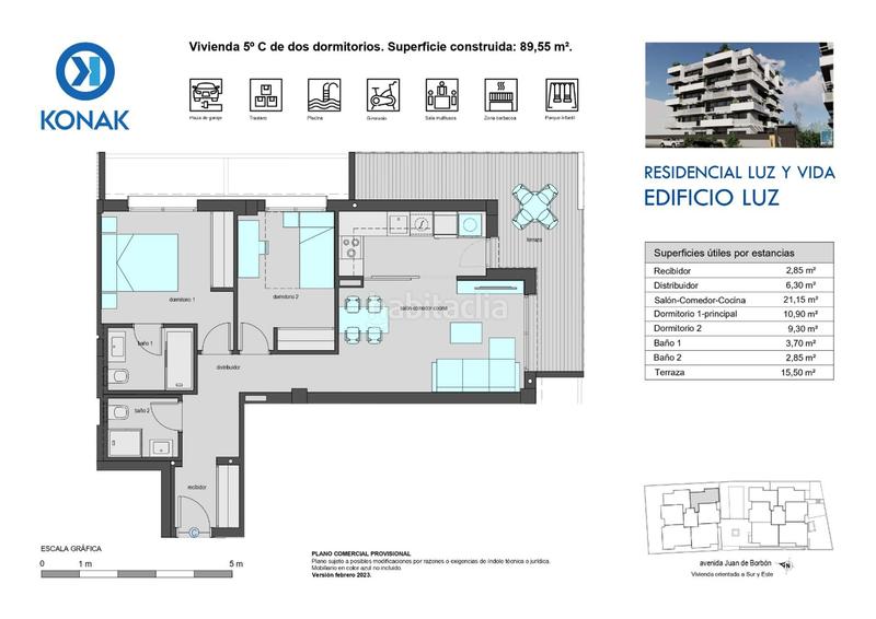 Foto 6dbcd845-91de-460e-af5a-19d1228ea416. Appartement 111m<sup>2</sup> dans avenida don juan de borbon 102 dans Murcia
