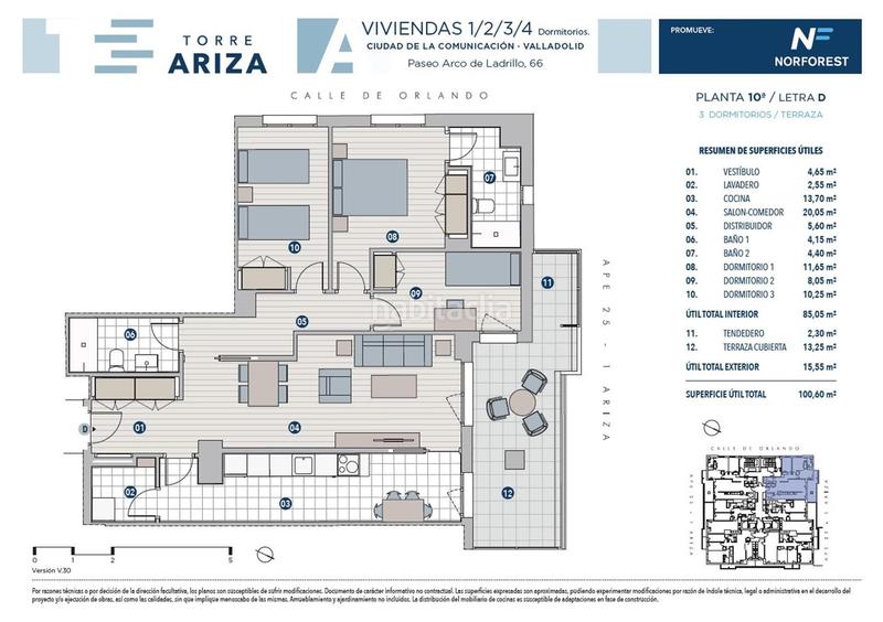 Foto a38874c0-a3cb-465e-9144-aadbb740b07f. Piso 125m<sup>2</sup> en paseo arco de ladrillo 66 en Ciudad de la Comunicación - Arco Ladrillo Valladolid