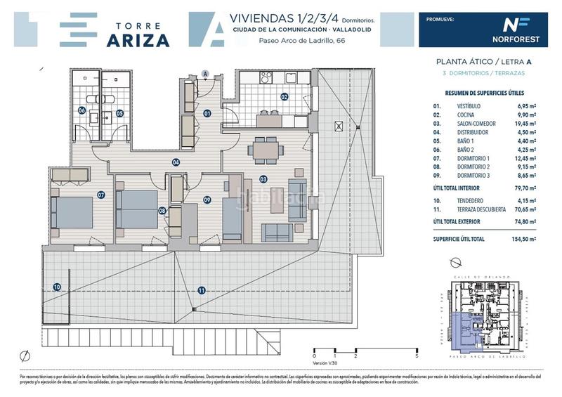 Foto 35f66ec5-9442-41a2-bcde-ad89562da86d. Attique 120m<sup>2</sup> dans paseo arco de ladrillo 66 dans Ciudad de la Comunicación - Arco Ladrillo Valladolid