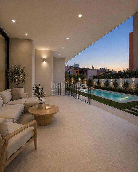 Foto bb43d1c2-e92e-4bd0-a7a3-f11a4a5cd17a. Planta baixa amb aparcament piscina a Son Amonda - Reis Catòlics Inca