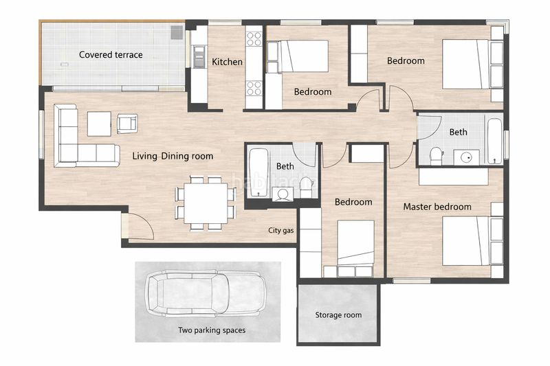 Foto 2f5278bd-c7ba-4429-936a-bcbb95c814a7. Pis amb calefacció aparcament a Centro Xirivella