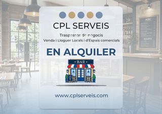 Lloguer Local Comercial a Prosperitat. Local de hostelería en alquiler sin traspaso  nou barris