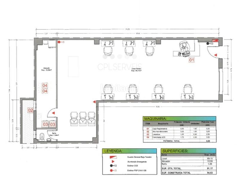 Foto e8889249-d6c4-4f31-addb-c84e443f1d1f. Pas-de-porte local commercial dans Centre Badalona