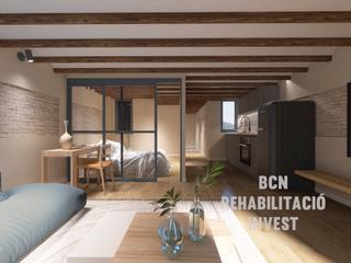Piso  Carrer de margarit. Preciosa vivienda en proceso de rehabilitación con terraza de 15