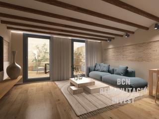 Appartement  Carrer de margarit. Acogedora vivienda con terraza de una habitación.