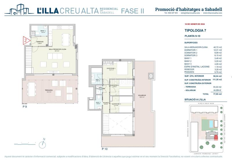 Foto a3bbcdcd-b7ba-4124-9ac3-9cc710483fd2. Attico 111m<sup>2</sup> in carrer francesc layret 49 in Creu Alta Sabadell