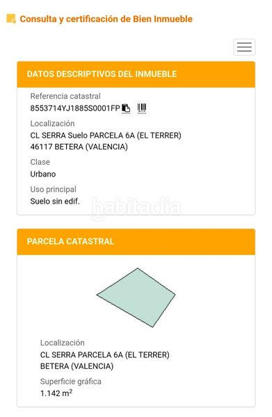 Foto aa78e1d7-f616-408b-8f5a-fd225dfb2497. Terreny residencial a Centro Bétera