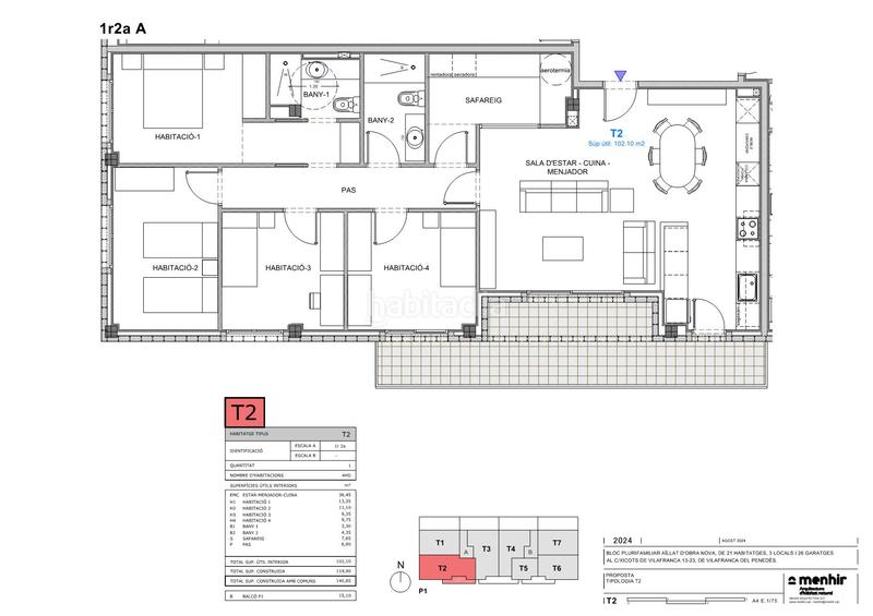 Foto 2ef269e1-3974-4357-90fb-c275526d6c9c. Pis 120m<sup>2</sup> a carrer dels xicots de vilafranca 13 a La Girada Vilafranca del Penedès