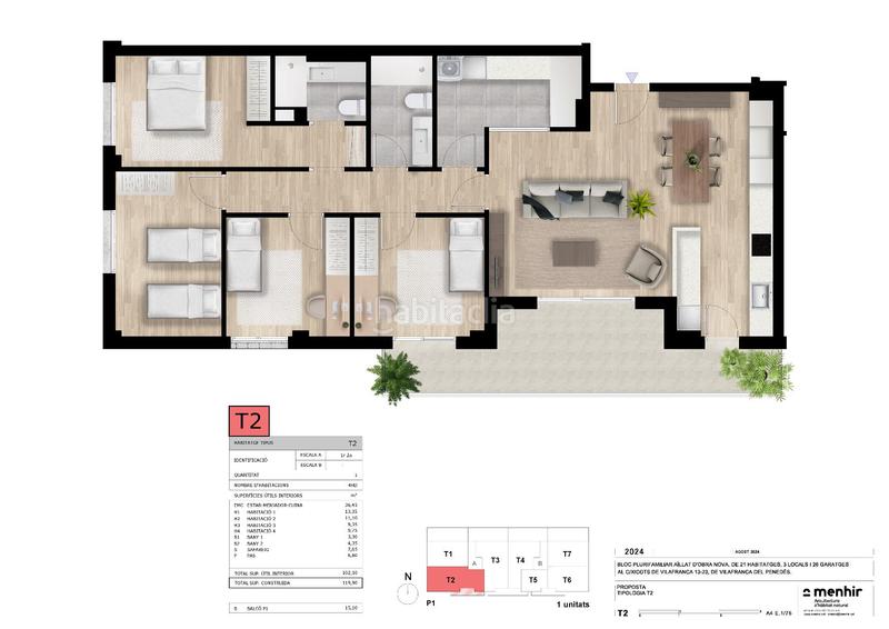Foto 5637266a-c962-487c-a192-7c40d8368c9d. Pis 120m<sup>2</sup> a carrer dels xicots de vilafranca 13 a La Girada Vilafranca del Penedès
