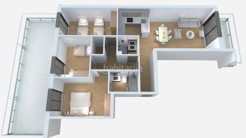 Foto 8db27c28-fba7-4665-a203-61de4136b70a. Pis 99m<sup>2</sup> a carrer dels xicots de vilafranca 13 a La Girada Vilafranca del Penedès