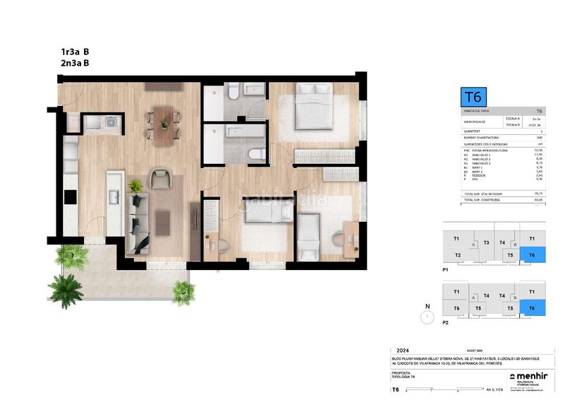 Foto dd9cf8e7-2fbb-4c29-97b6-035098530989. Appartement 90m<sup>2</sup> dans carrer dels xicots de vilafranca 13 dans Vilafranca del Penedès