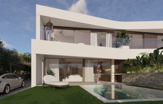 Casa in Avinguda de polonia. Exclusive modern houses with cinema, gym, private pool.