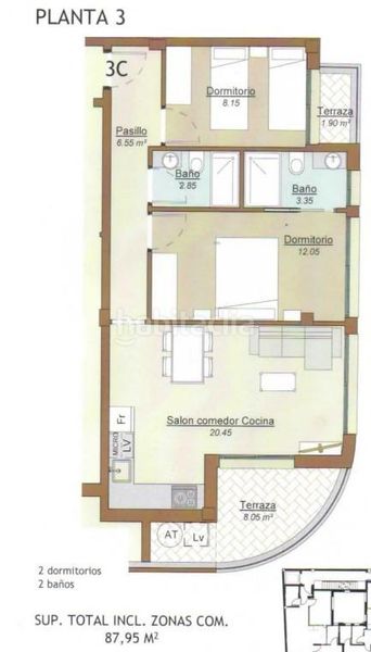 Foto ea1e6e97-cde7-405f-8864-0e3df0426df3. Apartament amb piscina a Las Piscinas Naturales Torrevieja