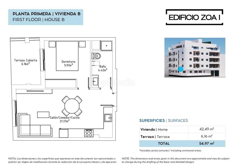 Foto 93a242cc-8159-4553-83c8-33805dcbb9f3. Apartament amb aparcament piscina a Antonio Machado Torrevieja