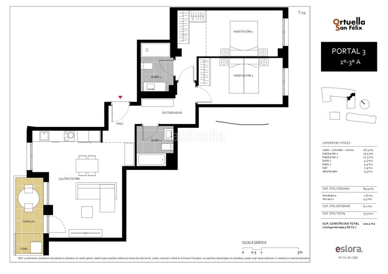 Foto ce0f4b85-16cc-41c4-84c7-bd20b1c46649. Pis 101m<sup>2</sup> a la estación hiribidea 20 a Ortuella