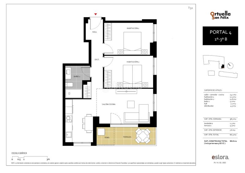 Foto a75382ed-2336-46ad-8052-106f65b75c0e. Pis 89m<sup>2</sup> a la estación hiribidea 20 a Ortuella