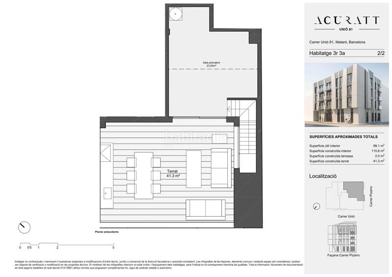 Foto 86239f3f-d049-46e9-9b3e-0817c93a159a. Duplex 118m<sup>2</sup> dans carrer unió 81 dans Eixample Mataró