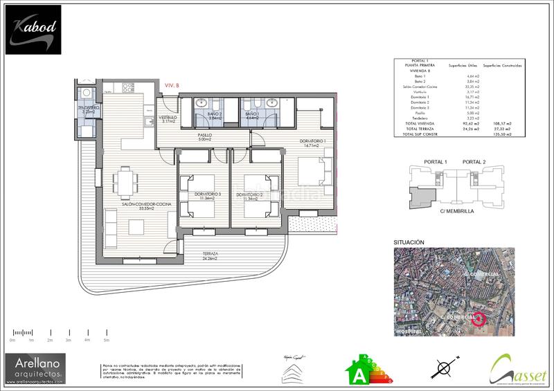 Foto e9b0bbe8-7560-4448-9de9-555d7c0fdf59. Appartamento 108m<sup>2</sup> in calle membrilla 6 in Larache Ciudad Real