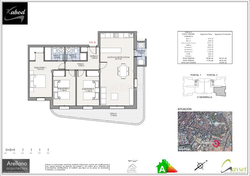 Foto 6a2f289c-ae9c-4fea-87f7-b6d2cd44fd56. Etagenwohnung 105m<sup>2</sup> in calle membrilla 6 in Larache Ciudad Real