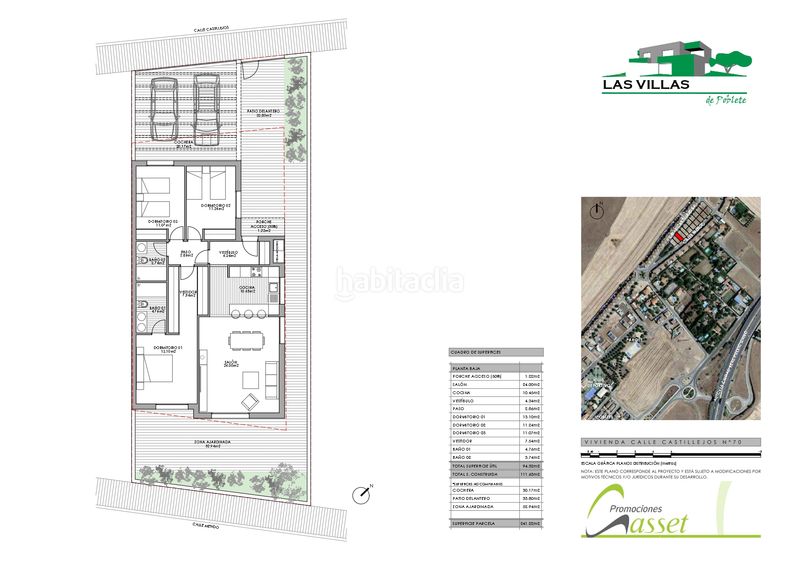 Foto 6127656c-0818-4ef2-9574-71583a5e7367. Casa bifamiliare 112m<sup>2</sup> con riscaldamento parcheggio in Poblete