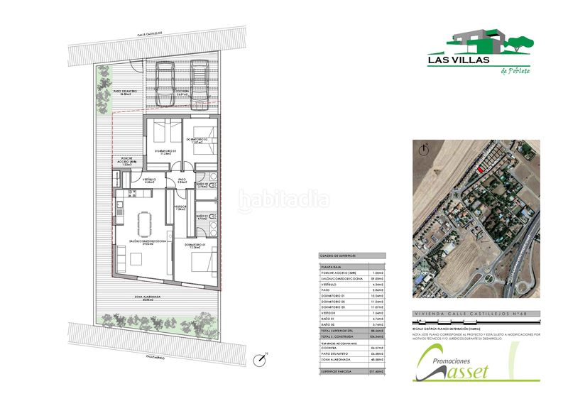 Foto 455c26e5-5545-4a1f-8331-ff040f8d2858. Casa aparellada 146m<sup>2</sup> amb calefacció aparcament a Poblete