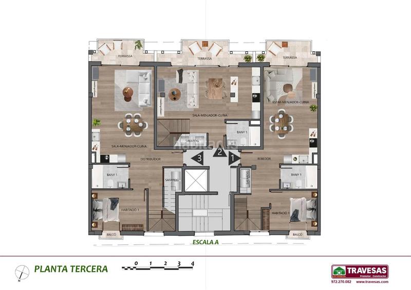 Foto 5da793a4-872a-43ca-a9a8-3f56cca18f6a. Promoció Residencial La Serradora (Fase 1) a Camprodon. Habitatges d´obra nova