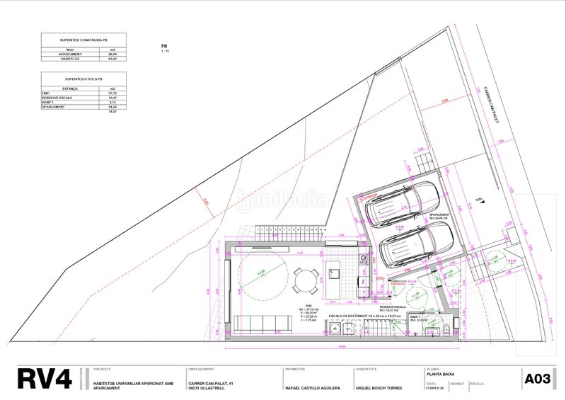 Foto 133f6942-741f-4428-b37c-cf90adb1f508. Doppelhaus mit heizung parking in Ullastrell