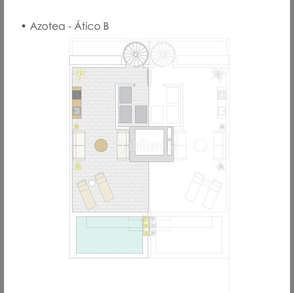 Foto 671097d0-27dd-49db-a0b0-f7b64b1ba228. Àtic amb calefacció aparcament piscina a Les Maravelles Palma de Mallorca