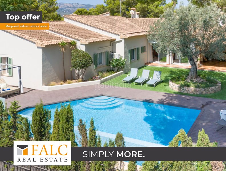Foto b0a482d9-192a-472a-8774-b70c1ff3124f. Masía chalet familiar de una sola planta con zona exterior bien cuidada en santa ponsa en Calvià