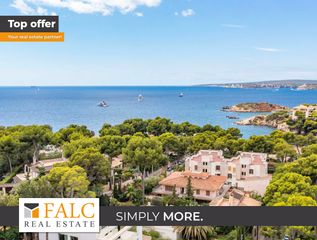 Terreno residencial en Portals Nous. Fantástica parcela edificable con licencia y proyecto en bendina