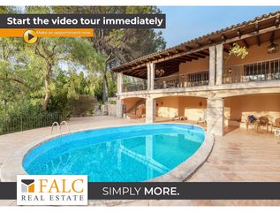 Masia a Son Vida. Chalet con casa de invitados y vistas al campo de golf en son vi