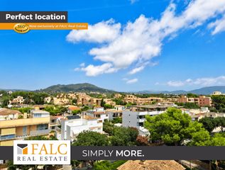 Lloguer Àtic a Cala Millor. Ático con jardín de invierno y terraza xxl para alquiler a largo