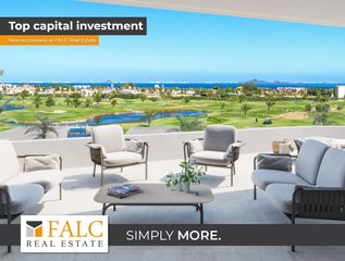 Etagenwohnung in Los Narejos_Punta Calera. Confort mediterráneo en el golfo y el mar menor modernos apartam