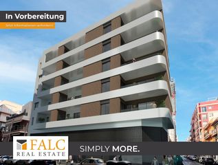 Apartament a Gran Playa. Elegante piso de nueva construcción con terraza soleada en una u