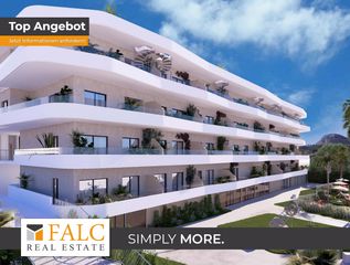 Appartement in La Nucia Pueblo. Elegante piso de nueva construcción con terraza soleada en la nu