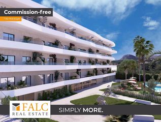 Appartement in La Nucia Pueblo. Piso de 2 dormitorios con una amplia zona exterior y una distrib